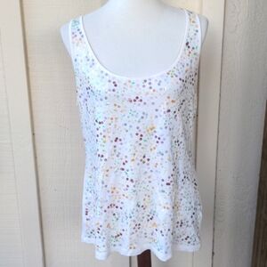 NEW Banana Republic Ivory Sequin Top L